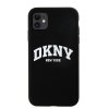 DKNY DKHMN61SNYACH iPhone 11 / Xr 6.1czarny/black hardcase Liquid Silicone White Printed Logo MagSafe
